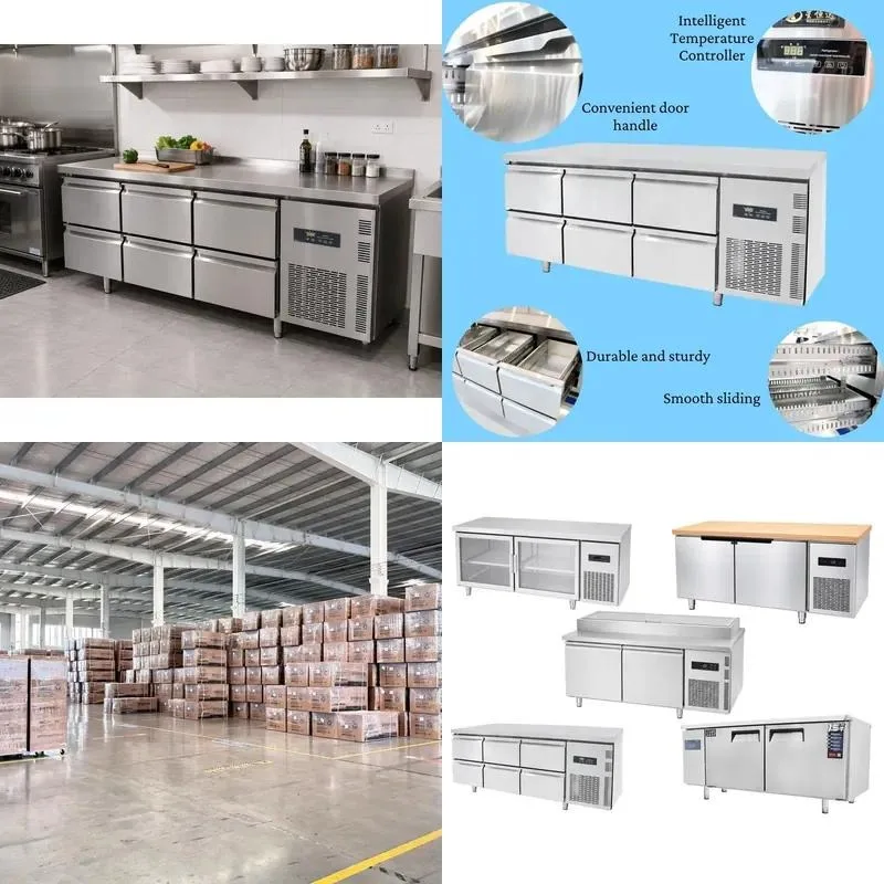 for High quality stainless steel commercial drawer workbench