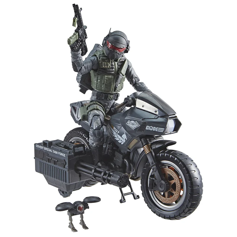 Hasbro G.I.JOE serie clasificada 127 Jason Shockwave Faria & Night Pursuit ciclo vehículo conjunto Original figura de acción modelo de juguete