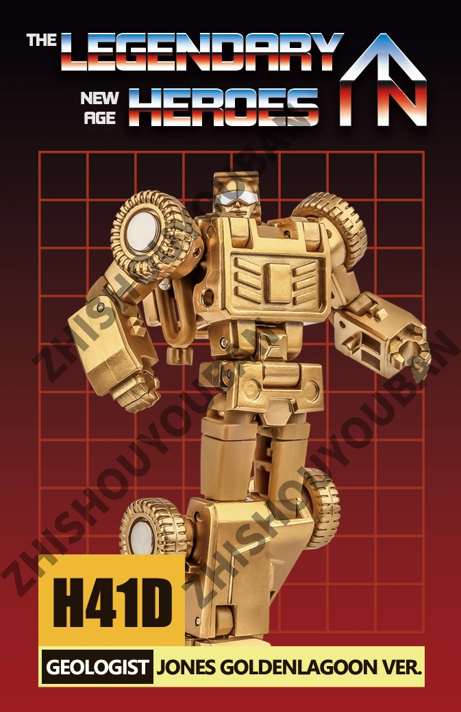 Exclusive Diy DIY NEWAGE NA transforming robot action map H41D JONES GOLDENLAGOON VER character card