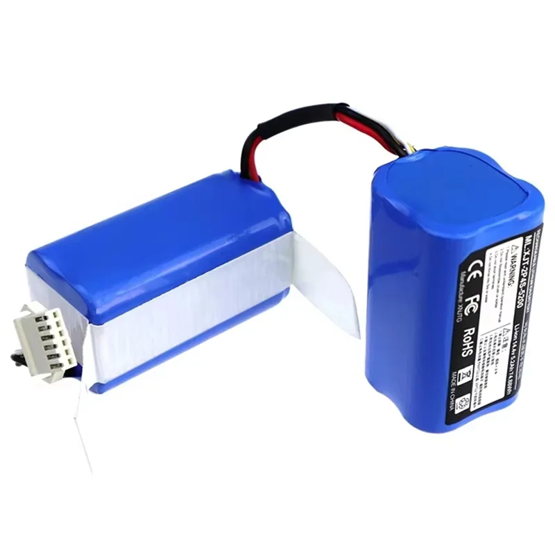 A10R 14,4 В, совместимый с подметальным роботом Ecovacs N9/N9 + аксессуары для аккумуляторов DVX45/K10/K20, оригинальная замена аккумулятора