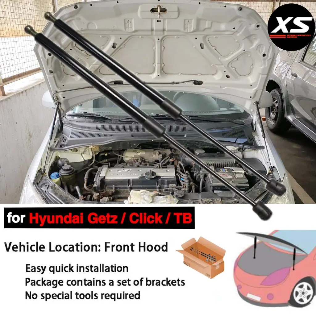 Hood Struts For Hyundai Getz Click TB 2002-2011 Front Bonnet Lift Supports Modify Shocks Absorber Dampers Gas Spring Prop Rods