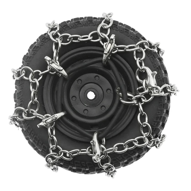 CYGJ-RC カータイヤ スノーチェーン メタル アキシャル アップグレードパーツ 1/12 スケール MN82 MN78 Trx4m RC クローラー用