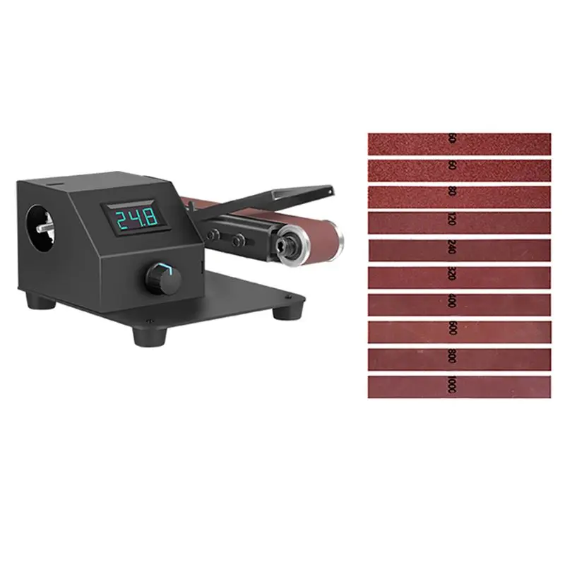【newa64z-】-prise-eu-mini-ponceuse-a-bande-electrique-350w-machine-de-poncage-et-de-polissage-moteur-775-outil-de-meulage-multifonction