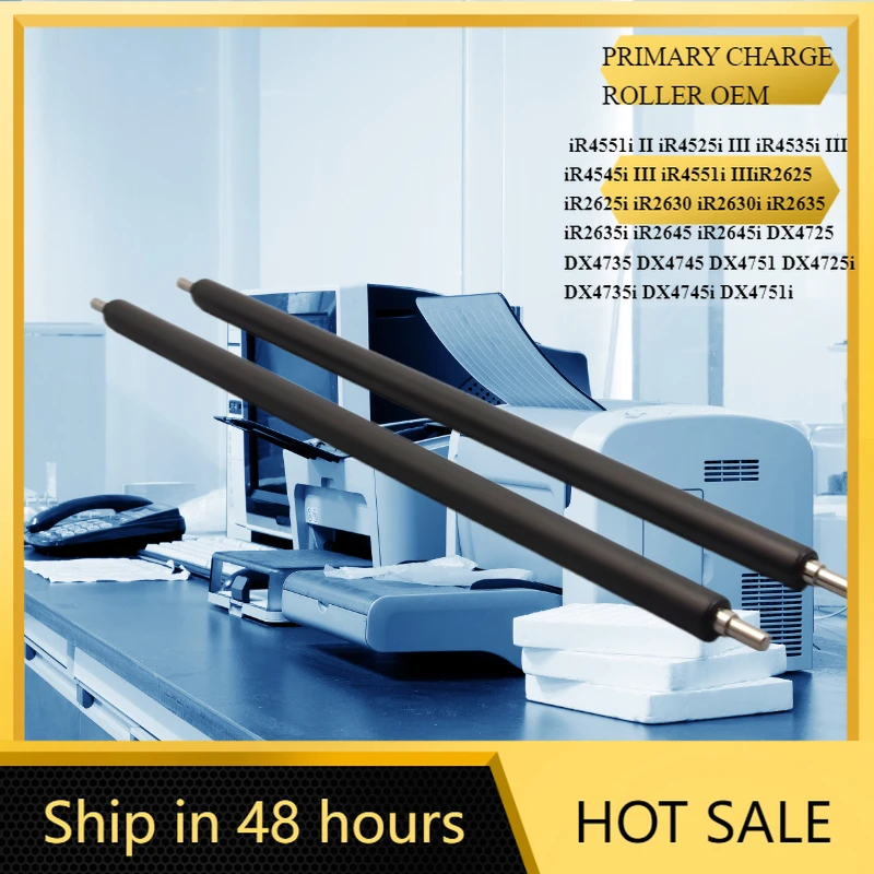 

2 шт. оригинальные зарядные ролики OEM PCR для копировальных аппаратов Canon iR4551i, iR4525i, iR4535i, iR4545i, iR4551i