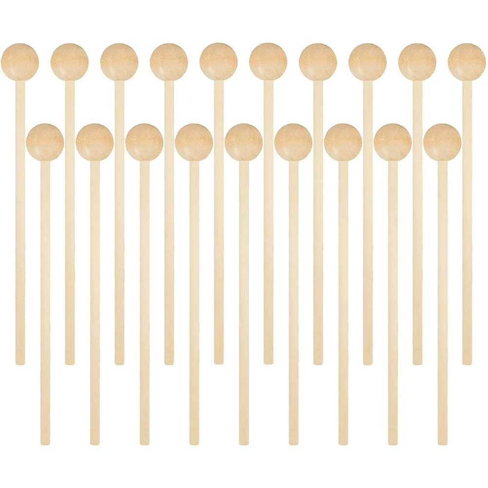20 Stück Holzhammer Percussion Glockenspiel Xylophon Schlägel Sticks Holz kleine musikalische Drumsticks Glockenspiel, 8,2 Zoll