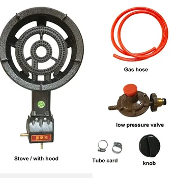 Table de cuisson à gaz naturel pour cuisinière, feu féroce commercial, table de cuisson simple