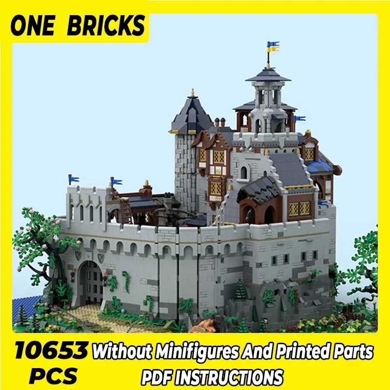 Military Fortress Model Moc Building Bricks Black Falcon Royal Castle Technology Blocks Gifts Christmas Toys DIY Sets Assembly