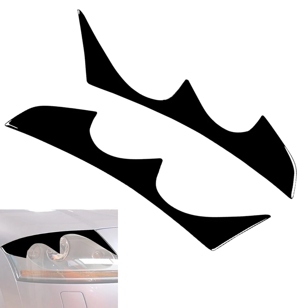 2pcs Eyelids Headlight Eyebrows Trims Left and Right For Audi TT MK1 8N 1998 1999 2000 2001 2002 2003 2004 2005 2006