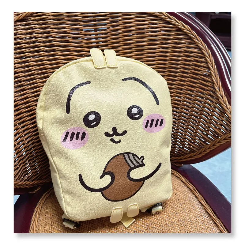 

Anime Chiikawa Usagi Backpack PU Leather Waterproof Compact Exquisite Portable Travel Outdoor Commute Daily Trendy Casual Kawaii
