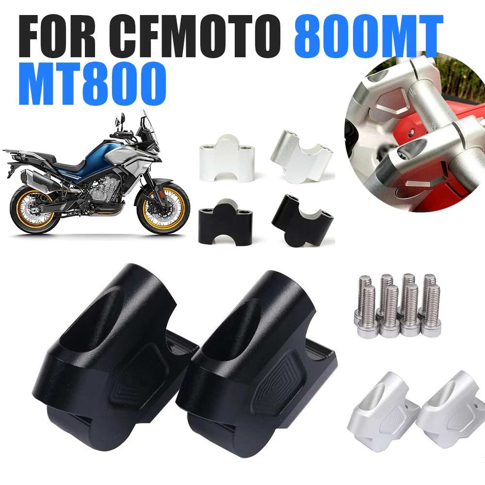 

For CFMOTO 800MT 800 MT 800 MT800 2021 2022 Motorcycle Accessories Handlebar Riser Mount Handle Bar Clamp Rise Extend Adapter