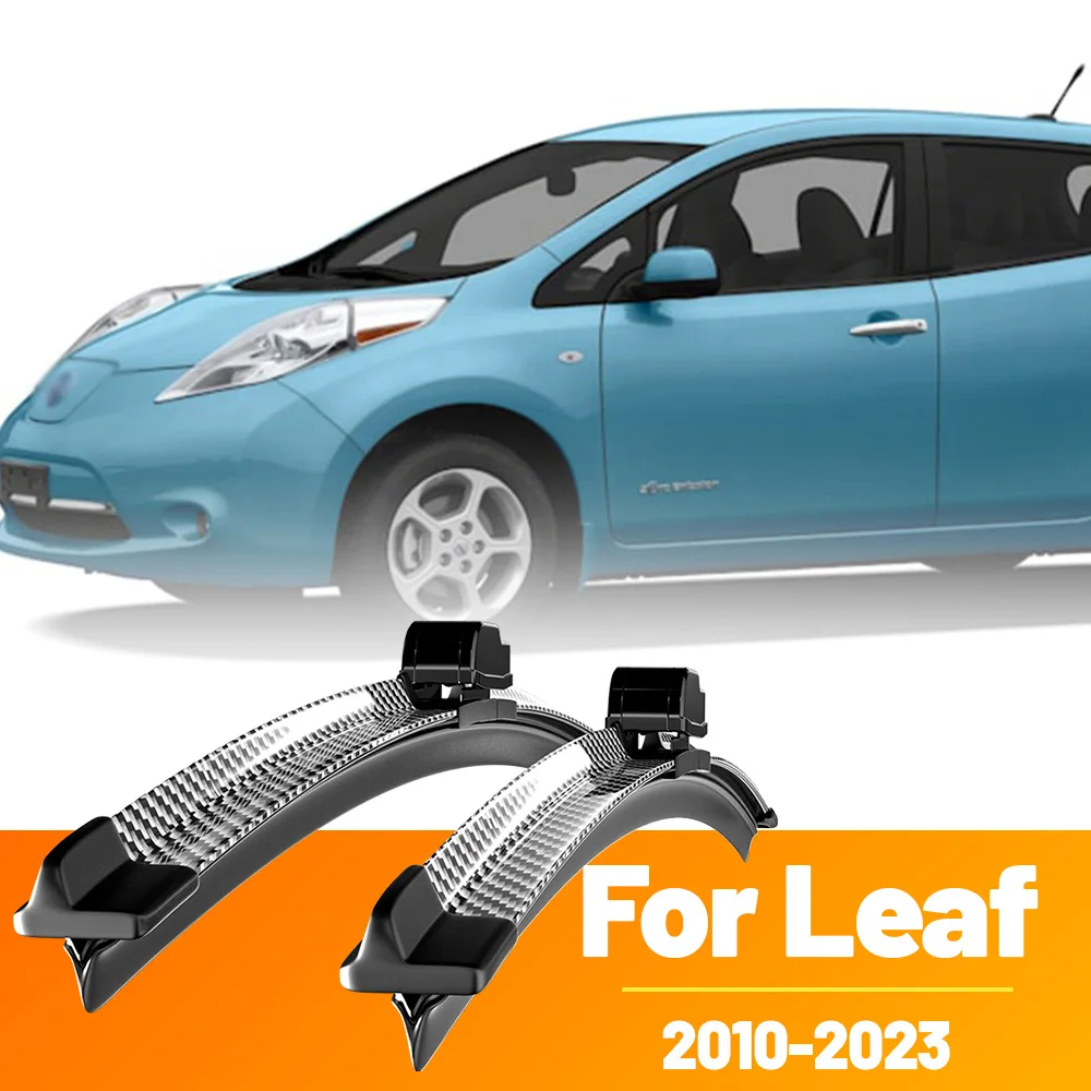 

2pcs Front Windshield Windscreen Wiper Blades Carbon Fibre Wipers For Nissan Leaf ZE0 ZE1 2010-2023 2015 2016 2017 2018 2019
