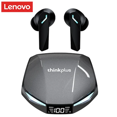 Originele Lenovo XT53 Bluetooth V5.4 Koptelefoon LED Power Display Gaming Hoofdtelefoon Waterdicht Anti-zweet Verbeterde Draadloze Oordopjes