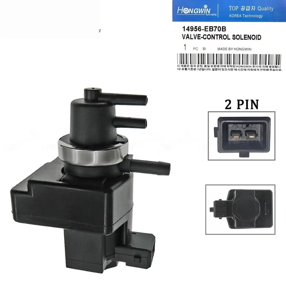 Turbo Boost solenoi 14956EB70B para Nissan Navara D40 Pathfinr R51 2,5 14956-EB70B 14956-EB300 14956EB70A 14956EB300, novedad