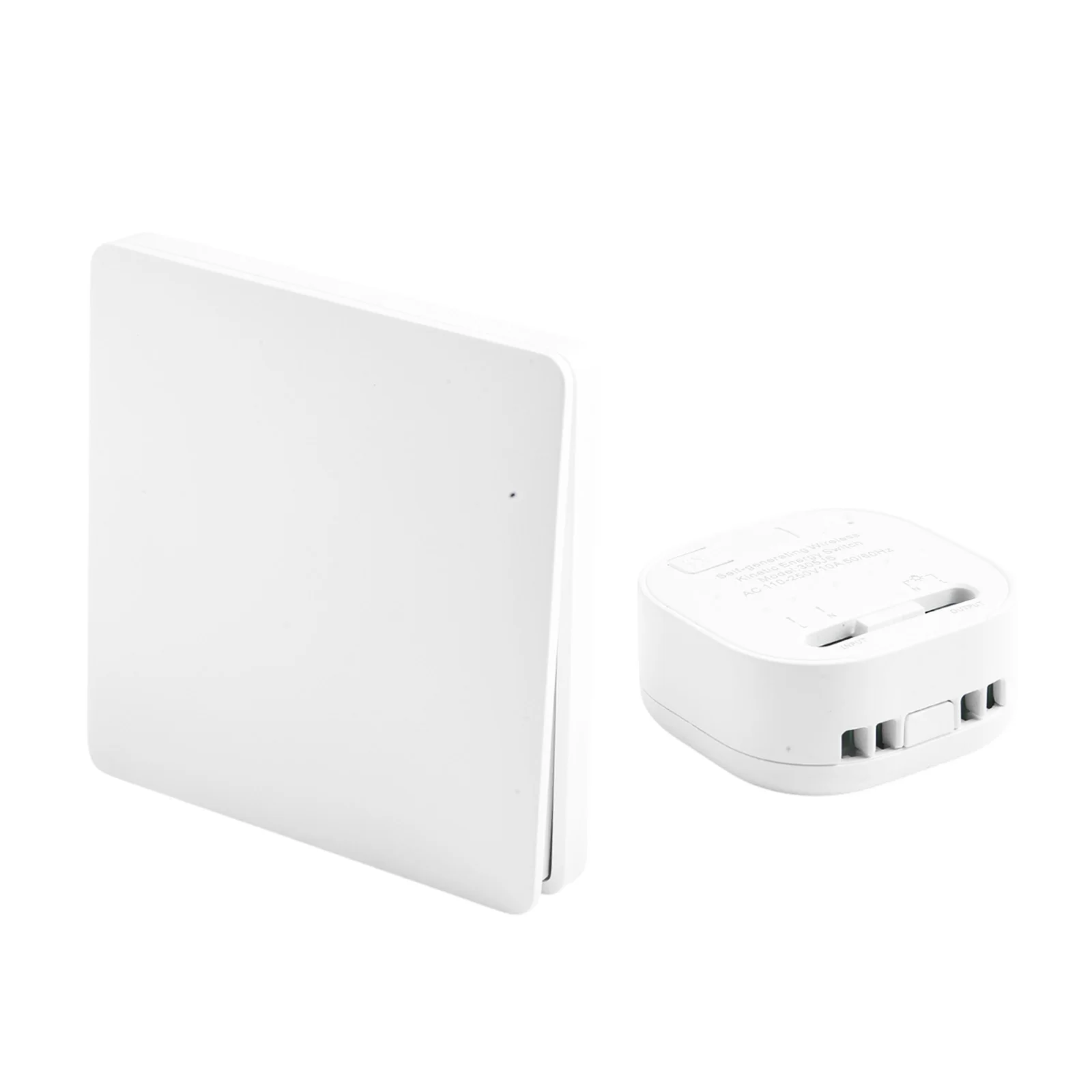 

Wall Switch Light Switch Battery-Free IP44 Waterproof Remote Control Self-Powered Wireless Household Living Room