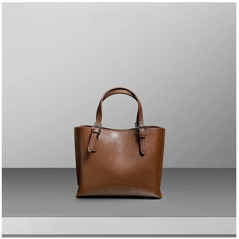 

Leather Tote Bag oulder Crossbody Bag Small Square Bag Casual Simple Sle Women's Bag Aoirj Brand Handbag Magnetic Bule