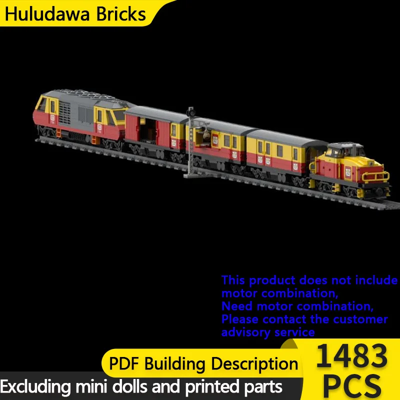 

Конструктор «Городской автомобиль» MOC: Модульный поезд для железнодорожных перевозок почты, развивающая игрушка для детей, подарок на праздник, набор для сборки