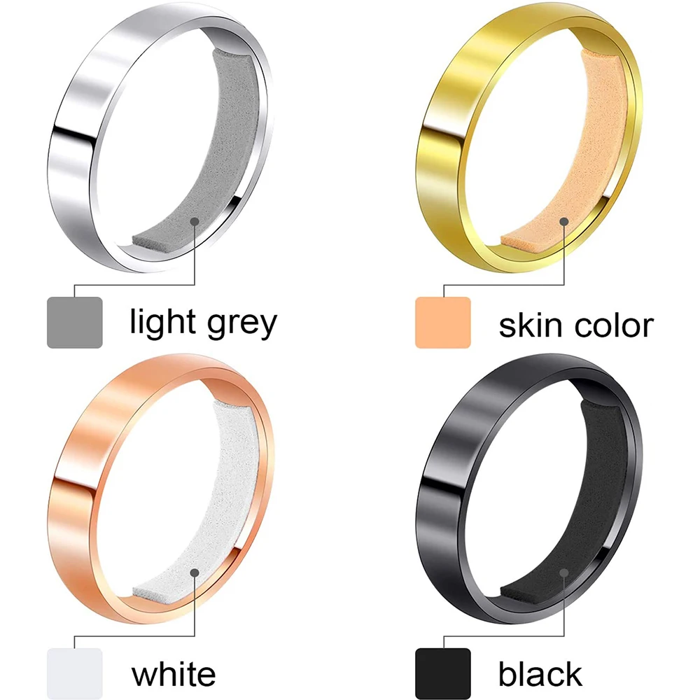 Ring Size Adjuster For Loose Rings Invisible Reducing Gasket Transparent  Ring Spacer Ring Guards For Women Loose Rings 4 Colors