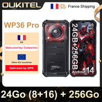 OUKITEL WP36 Pro Smartphone 24GB(8+16) 256GB 10600mAh 6.52\