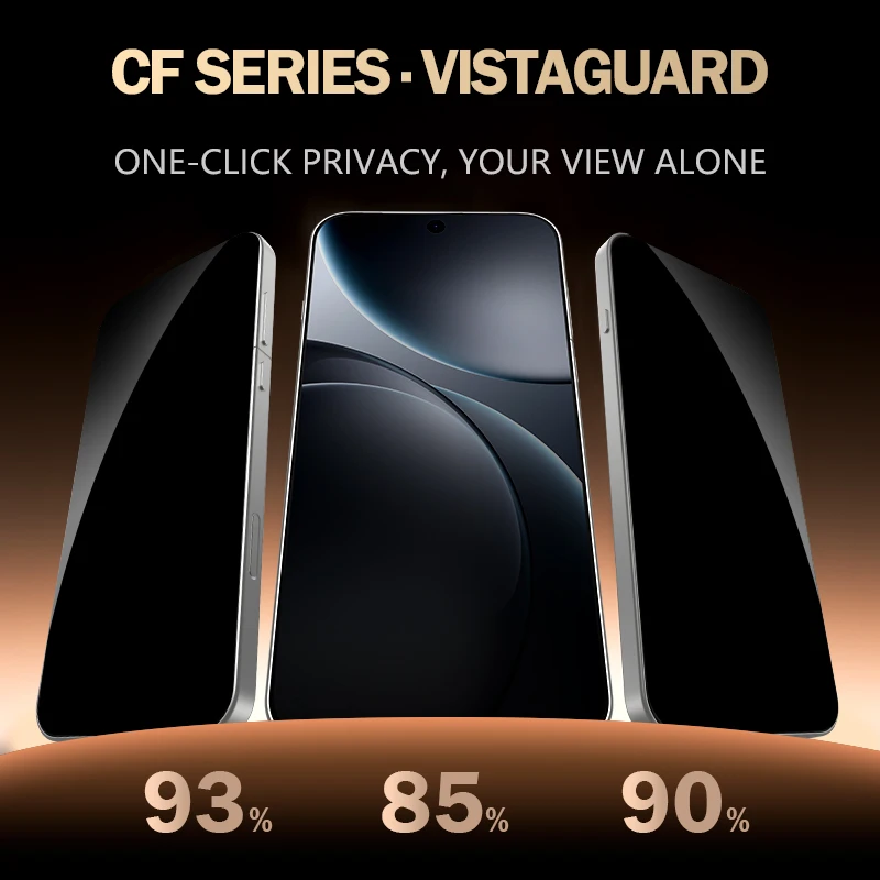 

Защитное стекло LeReach CF для OPPO Find X9 Pro, 2 шт., конфиденциальное, закаленное, с защитой от пыли и антибликовым покрытием VistaGuard
