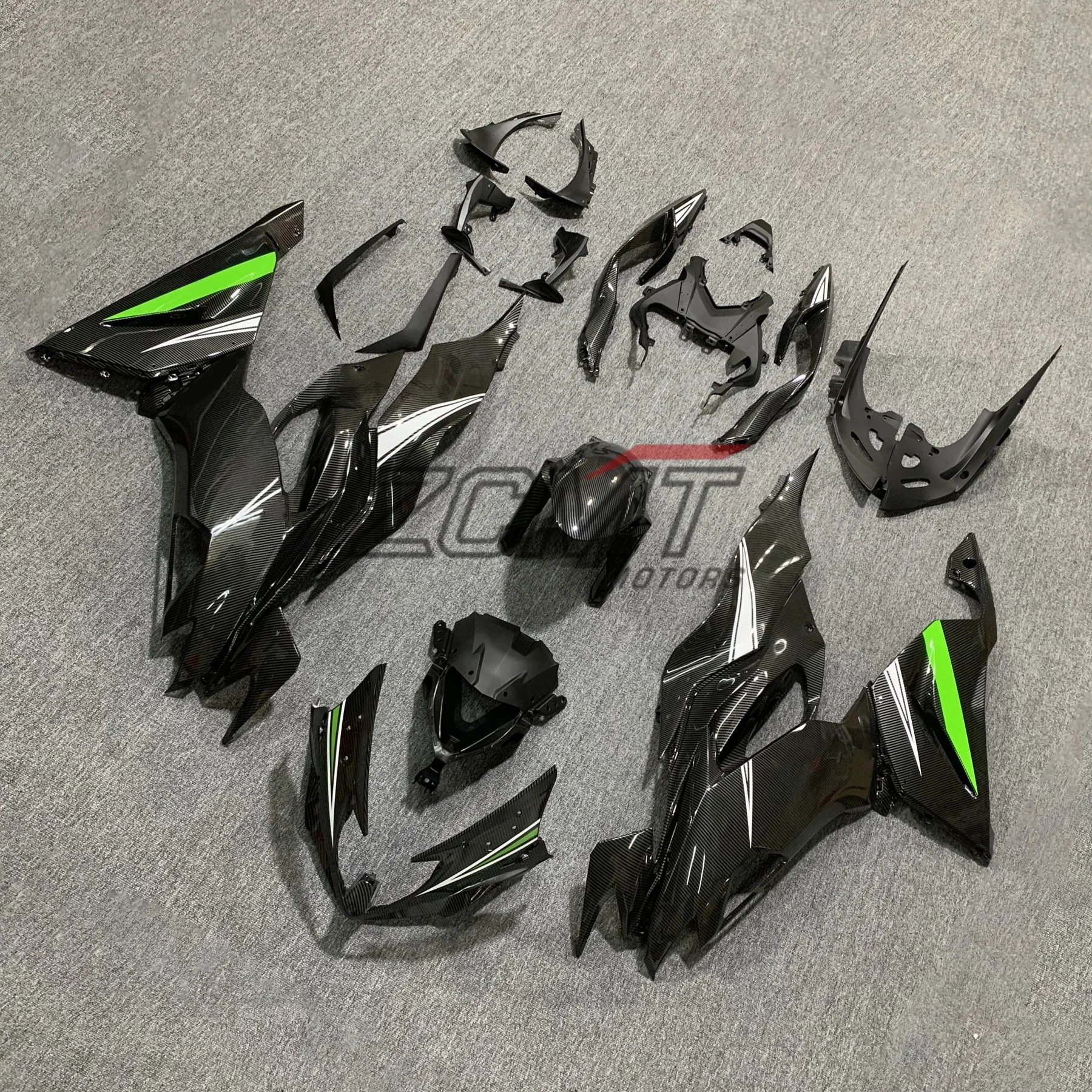 Motorcycle Parts Fairings Cowls Kit For Kawasaki ZX6R 2019 2020 2021 2022 2023 4
