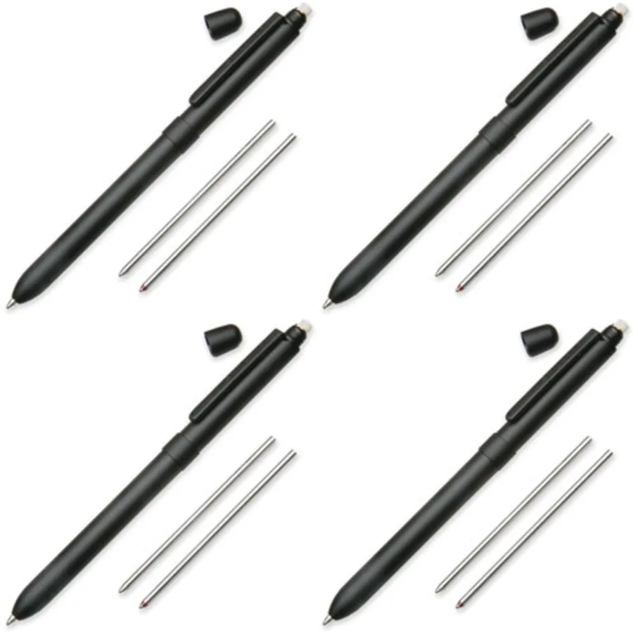 

SKILCRAFT B3 Aviator Multi-function Pen with Black and Red Ink Medium Point Integrated Pencil for Office and School Use Ideal f