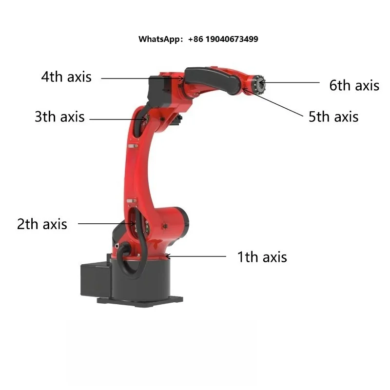 Span Automatic Robot Hand Manipulator 6kg Load Capacity Painting Arm PLC Motor Articulated Robots   h003