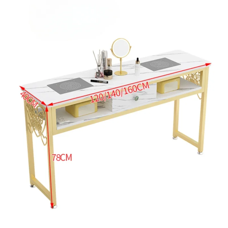 

Nail Polish And Powder Rack With Cabinets Tech Tabl Salon Chair Set Table White Professional Manicure Supplies Storage Modern