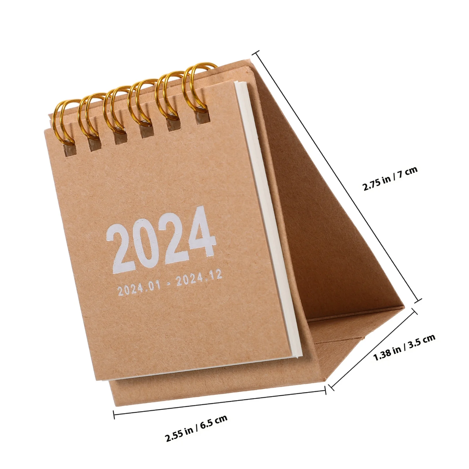 تقويم مكتبي صغير 2024، مخطط شهري محمول لسطح الطاولة، ملحقات مكتبية مزخرفة، اختيار هدية، تقويم صغير #6