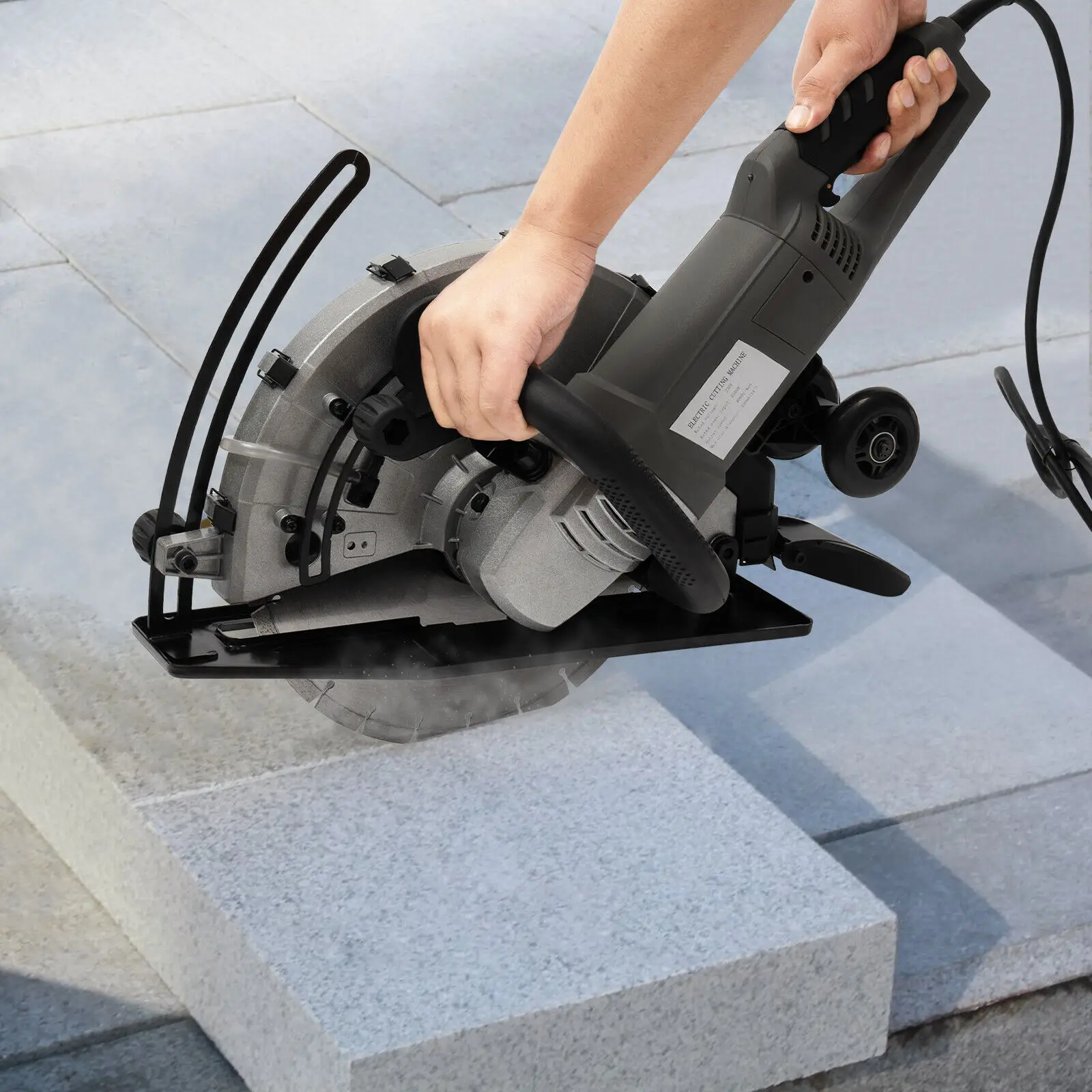 

3500W Electric Corded Circular Concrete Saw Electric Cutting Machine 3800RPM Pure Copper Motor