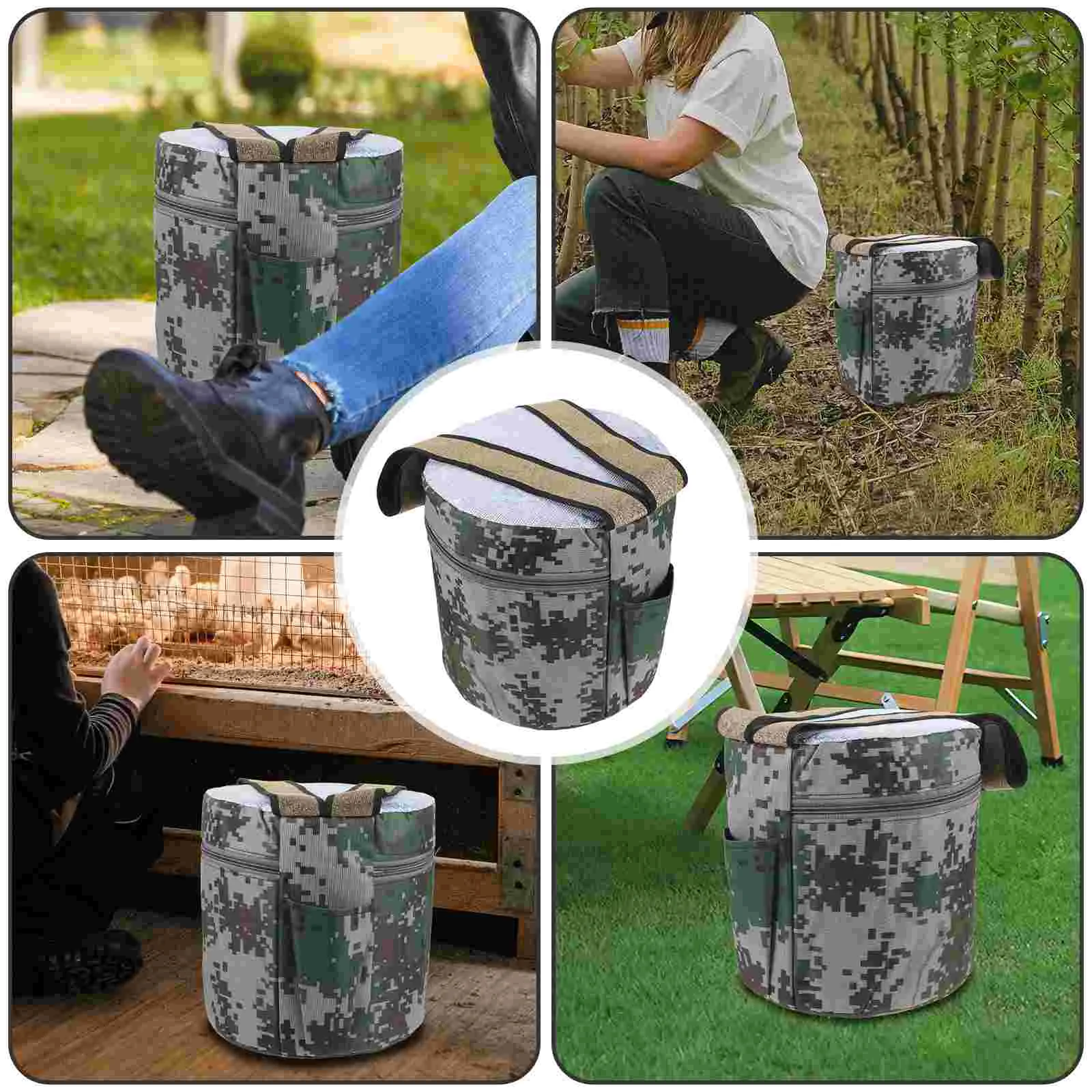 مقعد عمل مريح للحدائق ، ركوع مقعد السيارة ، براز زراعة الأعشاب الضارة #2