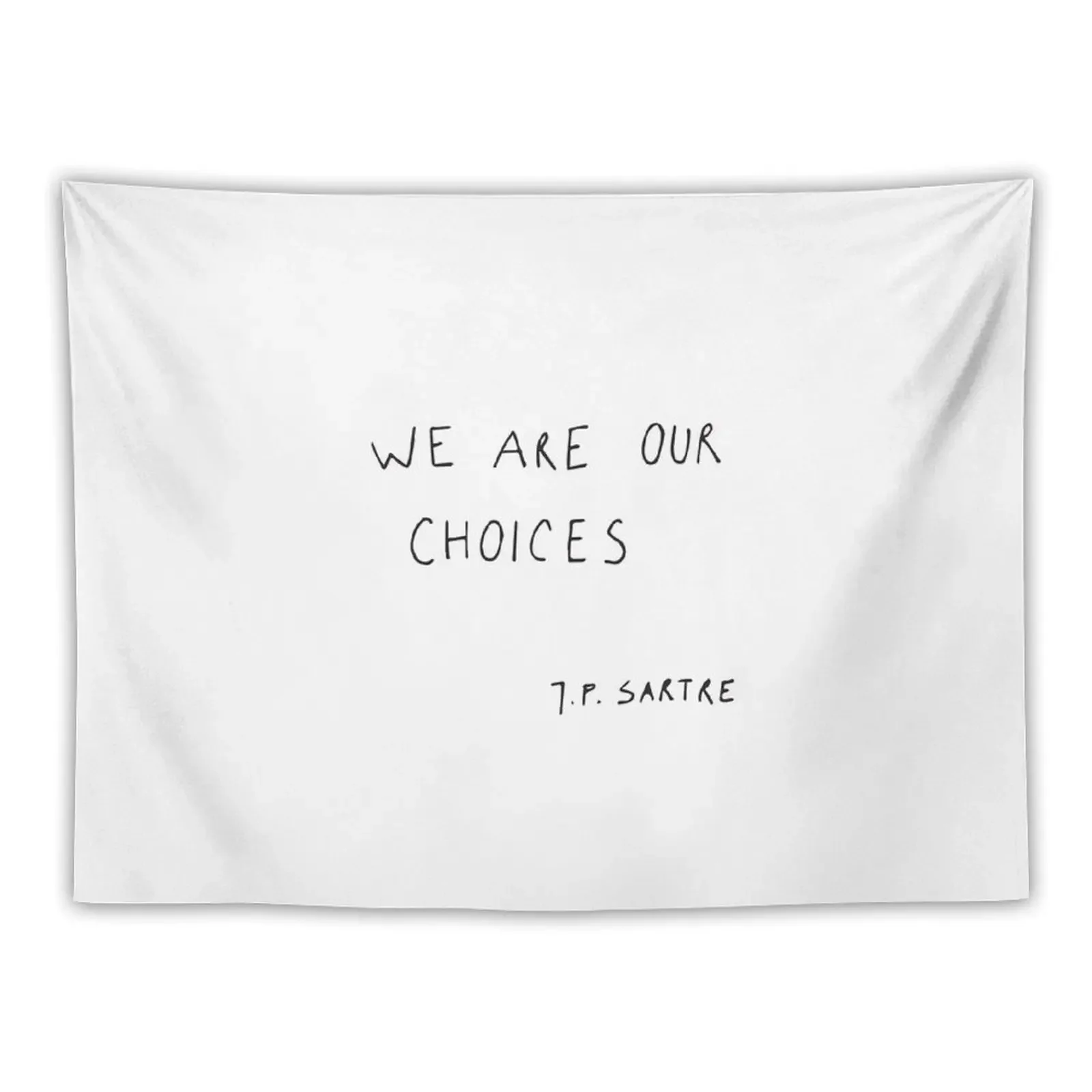 we are our choices III. Tapestry Room Decorating Aesthetic Custom Tapestry