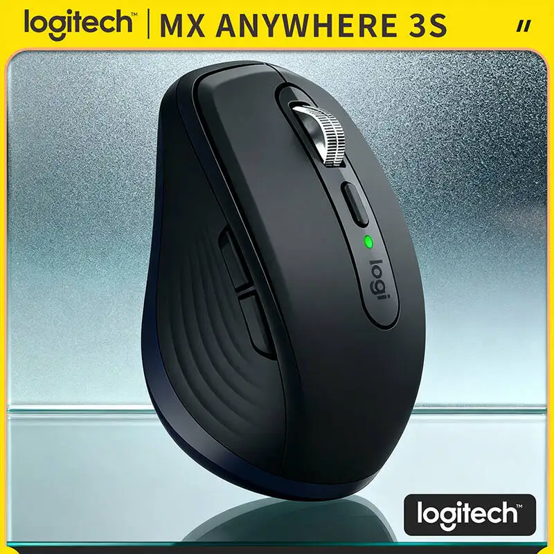 

Компактная мышь Logitech MX Anywhere 3S, эргономичный дизайн, перезаряжаемая, с быстрым прокруткой для портативных ПК Mac