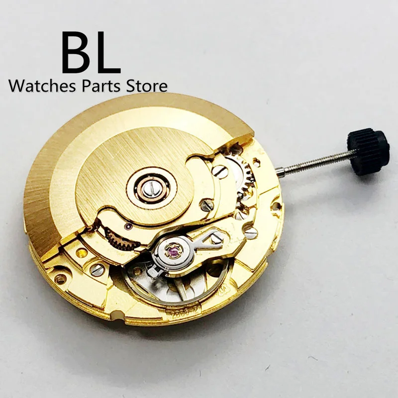 BL High Accuracy Golden ETA 2836-2 GMT Automatic Mechanical Movement White Date Replacement Watch Accessories For Men\'s Watch