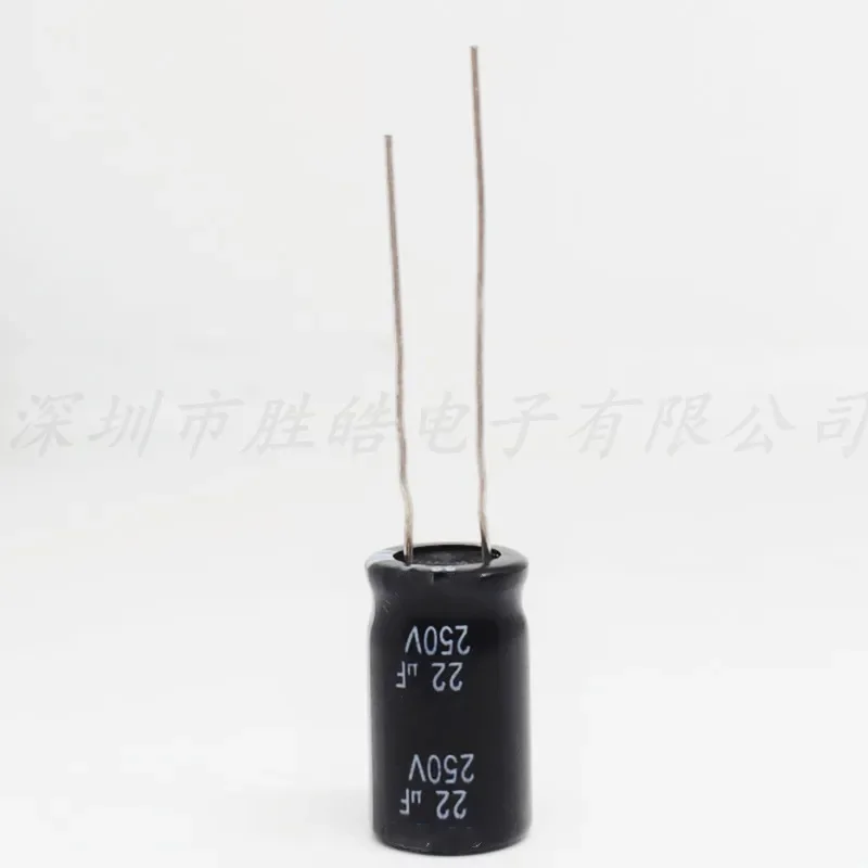 （5PCS/50PCS）  250V22uF  Series 10x20mm    Aluminum Electrolytic Capacitor   High Quality