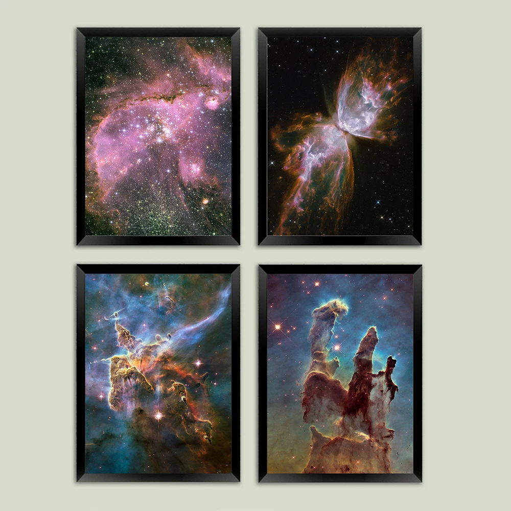 

Space Galaxy Psychedelic Planet Abstract Meteorite Print Art Canvas Poster For Living Room Decor Home Wall Picture