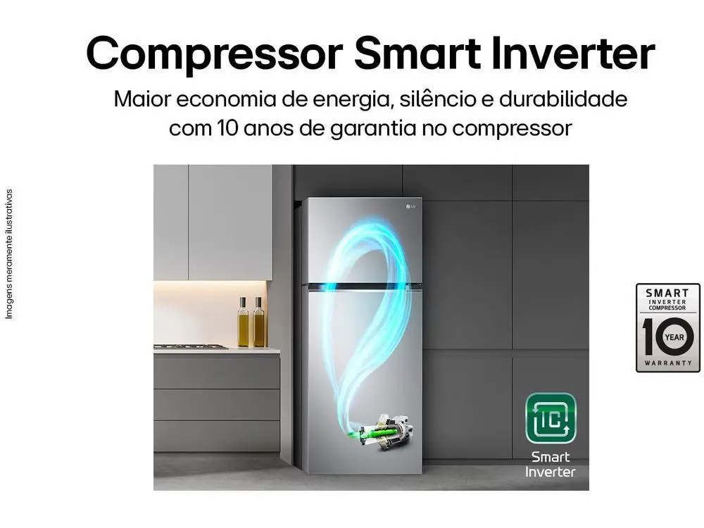 ثلاجة إل جي فروست دوبلكس ، مبرد ، مجاني V ، 395L