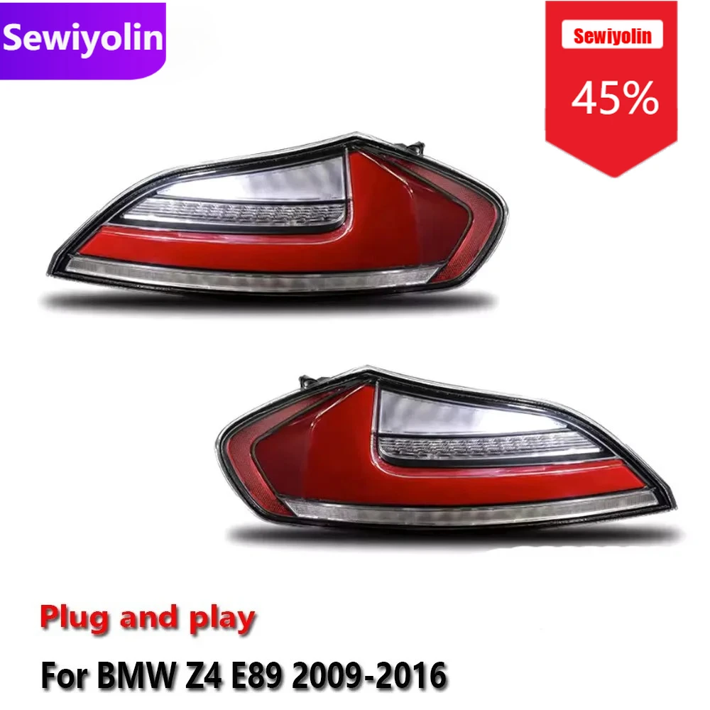 

Автомобильный светодиодный задний фонарь DRL, аксессуары для BMW Z4 E89 2009-2016, автоматический задний противотуманный фонарь DRL, стоп-сигнал, указатель поворота Plug and Play