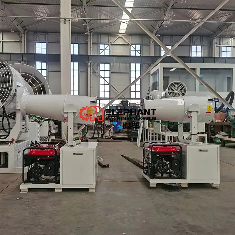 Long Distance Water Misting Fog Cannon Machine Dust Suppression Mist Sprayer for Construction Mining Environmental Equipment