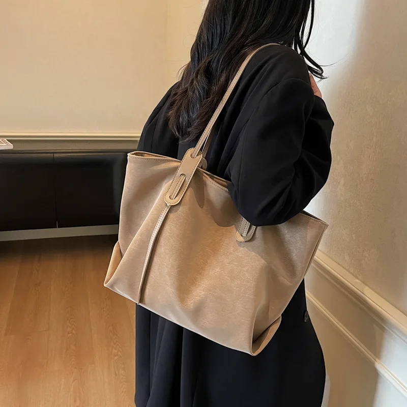 حقيبة كتف من الجلد الناعم لعام 2025، محفظة فاخرة تحت الإبط للنساء، حقيبة كروس للركاب، حقيبة بسيطة من اليوم إلى الليل، محكم #4