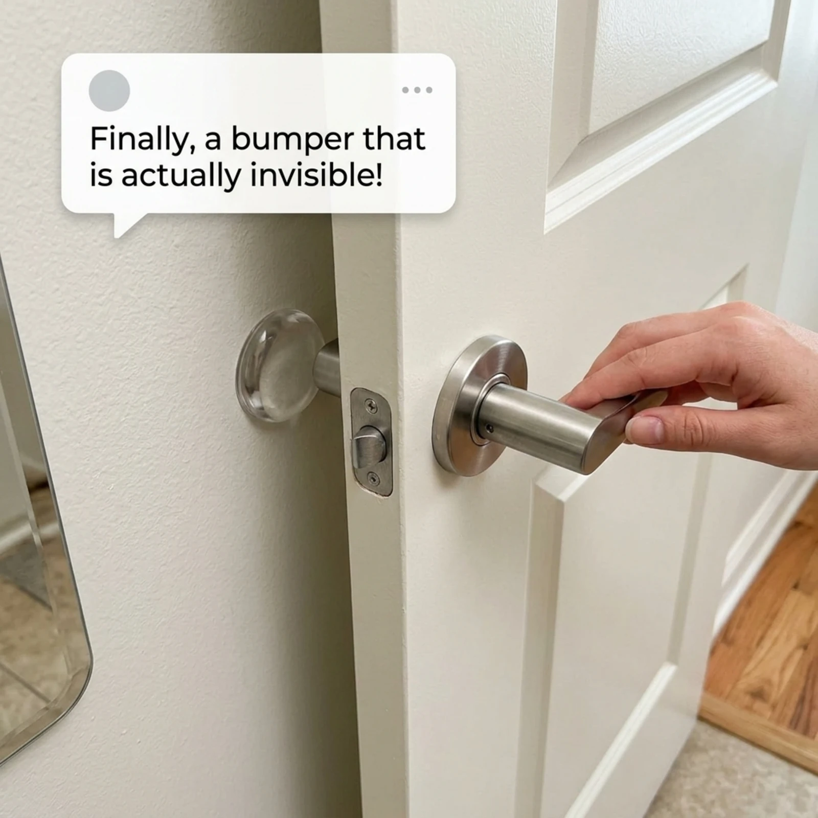 3/5/7Pcs Transparent Round Wall Saver Pads, Self-Adhesive Doorknob Bumper Stopper, Mute Shock Dampening Anti-Collision Cushion G