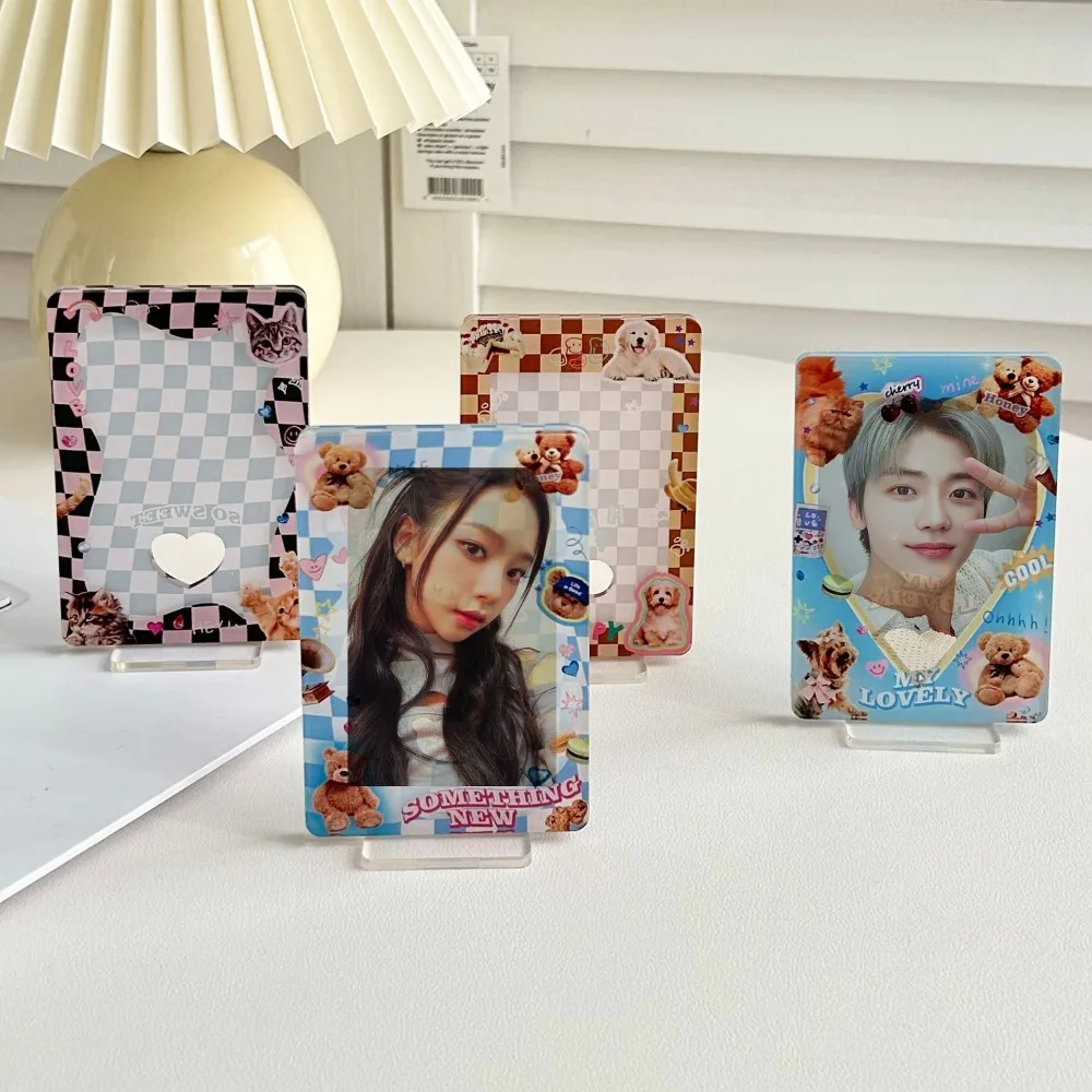 Burst Original Y2k American Dog Small Cartoon Student Card Set Card Brick Goo Goo Tray Table Card Set Card Insert Card