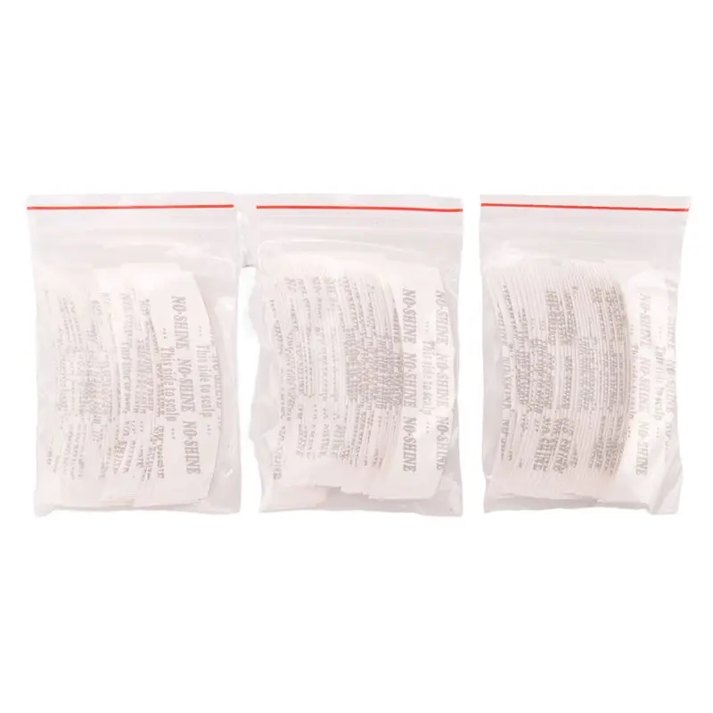 

ABGH-108Pcs/Lot No Shine Wig Double Sided Tape Hair Adhesive Extension Tape Strips Waterproof For Toupee/Lace Wigs Film