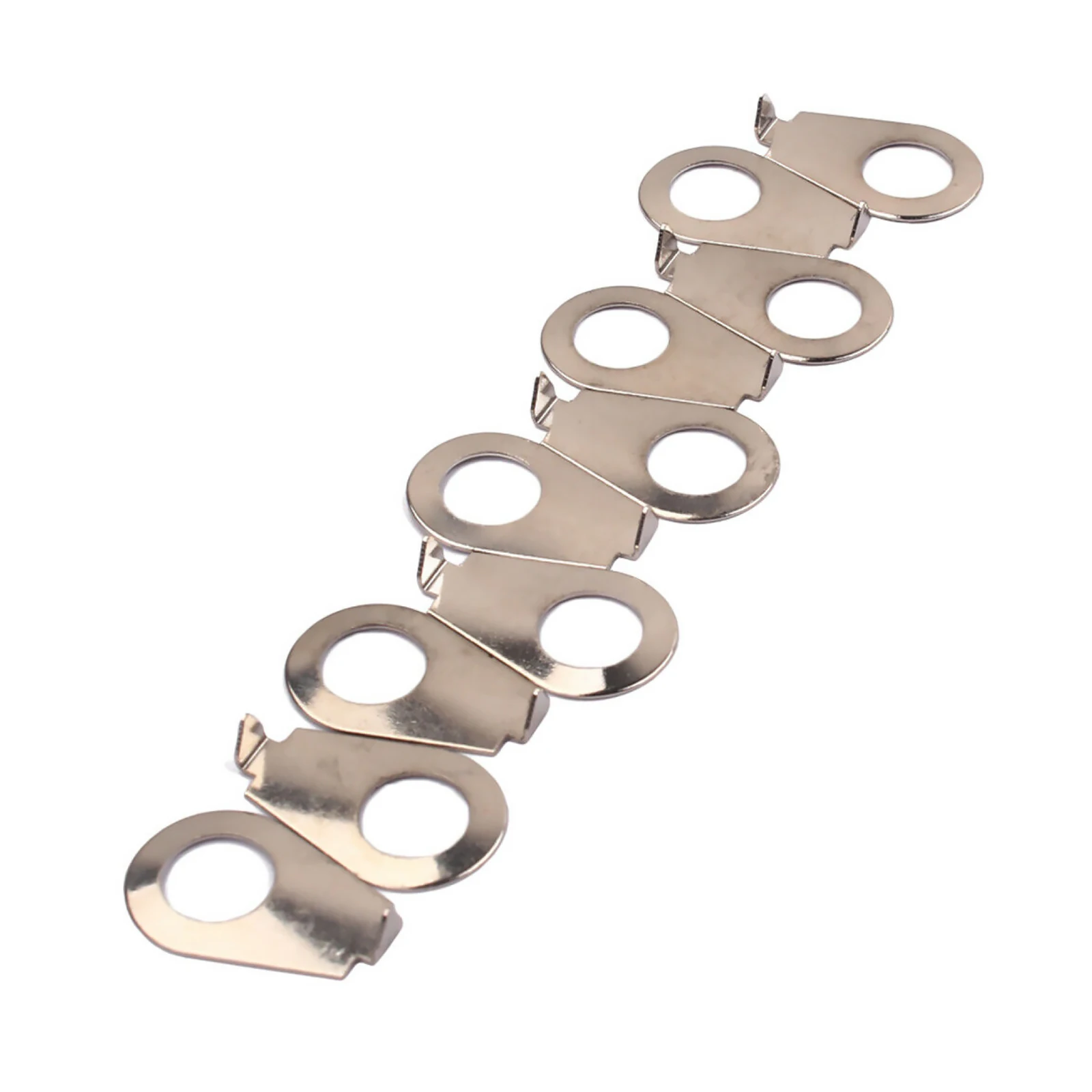 10 قطعة/المجموعة قسط دائم كروم معدن ميريك حجم 8.5 مللي متر مقابض الغيتار مؤشر لوحة مقبض موقف مؤشر ترقية أجزاء الغيتار #6