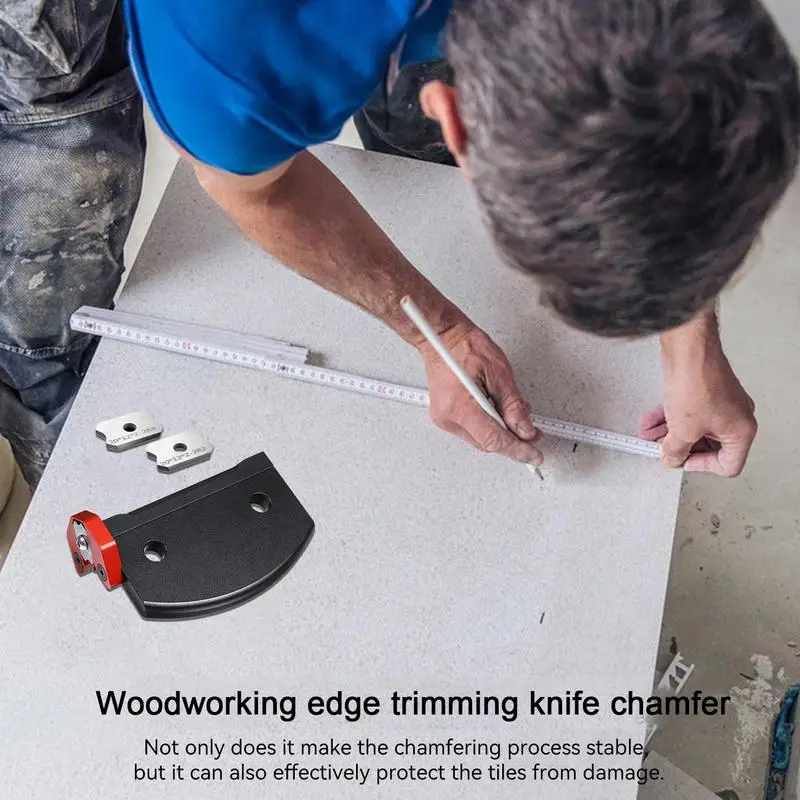 Wood Edge Trimmer Hand Tool Portable Edge Banding Cutter Furniture Chamfer Burr Trimmer For Edge Banding Tool Aluminum Alloy