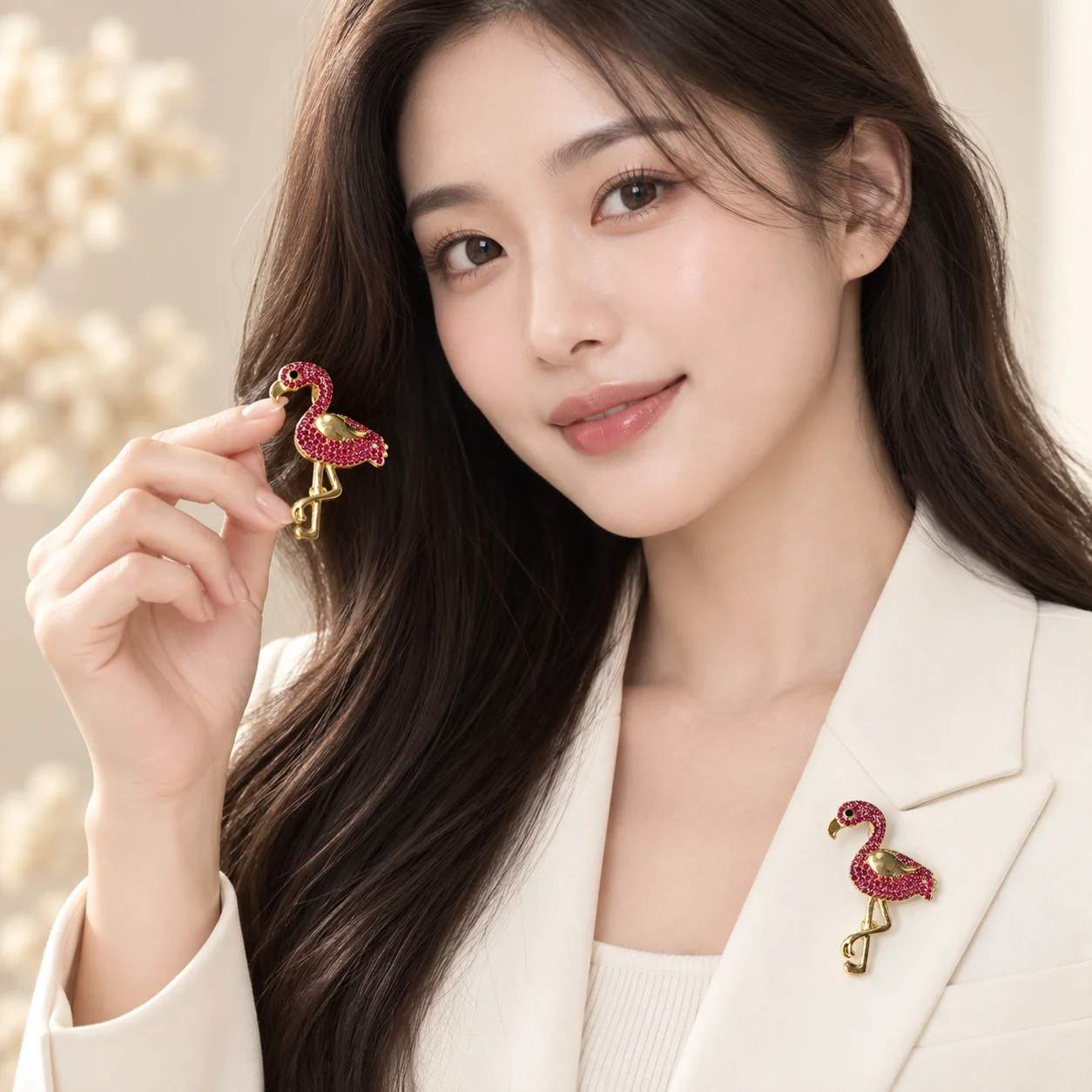 Flamingo Brooch for Women, Ros - Photography Lighting For Clothing review and price