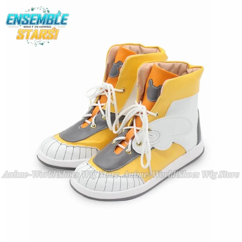 게임 앙상블 별 Nagumo Tetora 코스프레 신발 PU 가죽 신발 할로윈 카니발 부츠 Cosplay Prop Custom Made