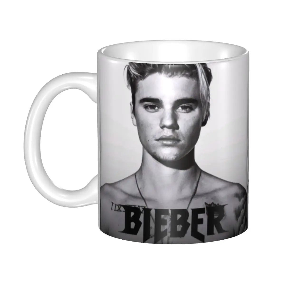 Justin-Bieber Ceramic Magic Cups 350ml Milk Tea Coffee Mugs Best Birthday Gifts for Children Friends