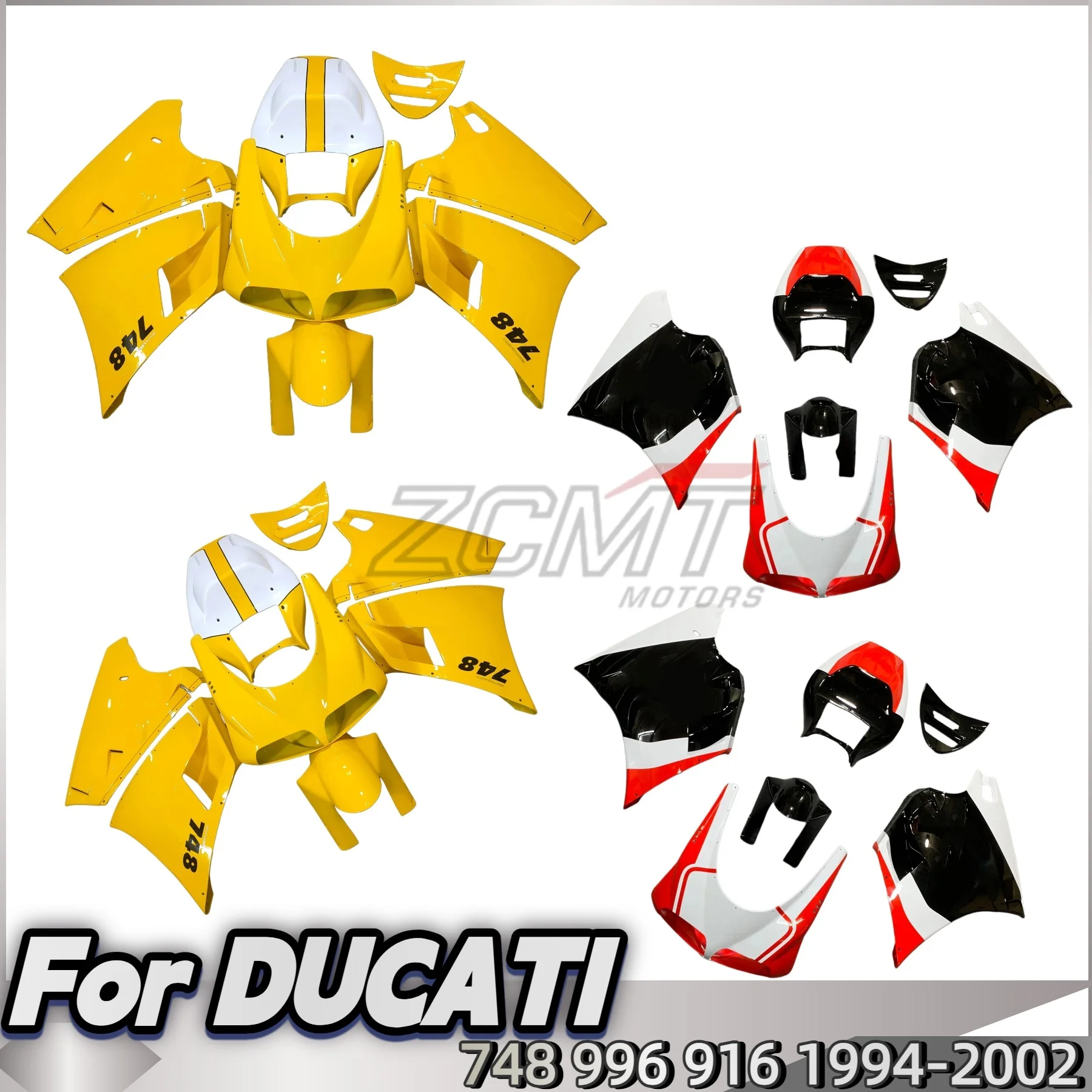

Red Blue Fairings For DUCATI 748 853 916 996 998 S R 748S 998R 1994 1995 1996 1997 98 99 00 01 02 Injection Body