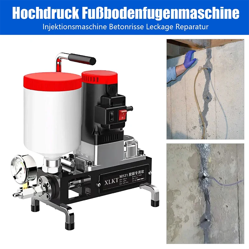 M121 Electric Small High-pressure Grouting Machine Cement Slurry Grouting Machine Polyurethane Injection Glue Special Machine