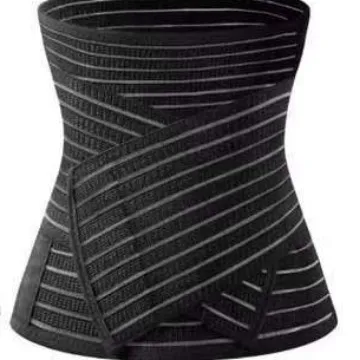 Breathable Waist Trainer Belt Tummy Control Shapewear Band Elastic Slimming Waist Wrap for Postpartum Recovery Daily Body